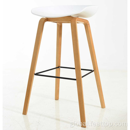 China High Bar Stools Wholesale Wood bar Chair Modern Manufactory